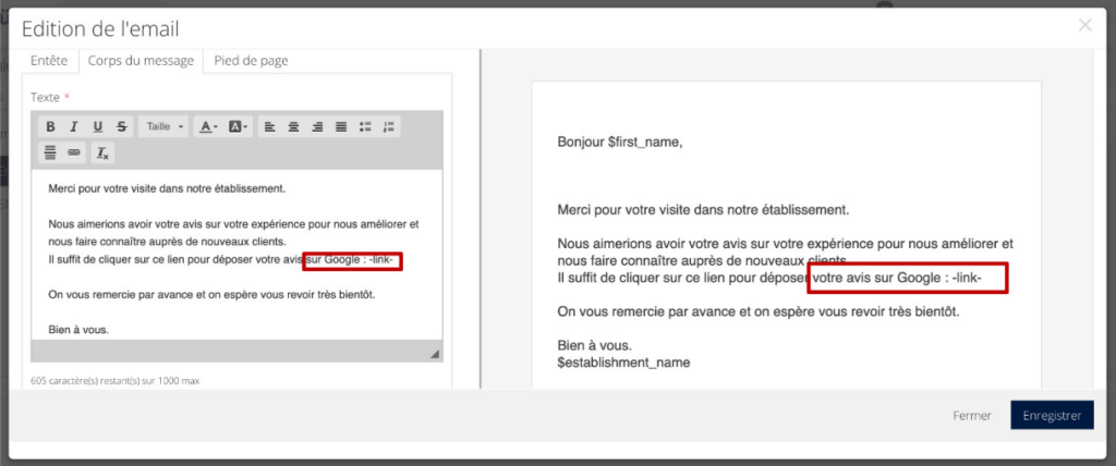 webshop réservation 11