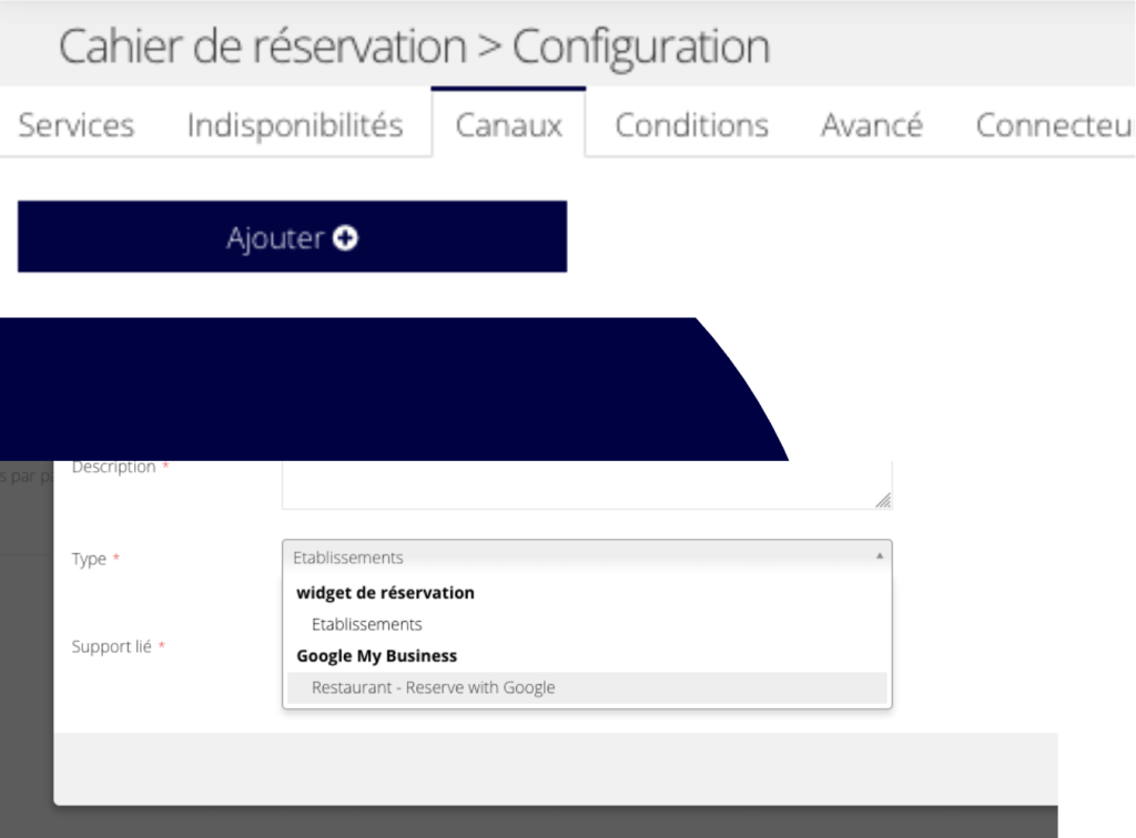 webshop réservation 18