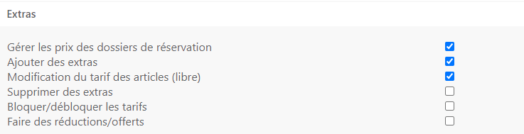 Droits Extras Thais