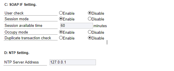 app configuration glory c