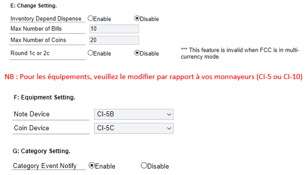 app configuration glory e