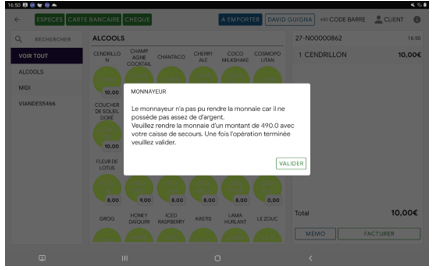 manque argent transaction monnayeur glory 01
