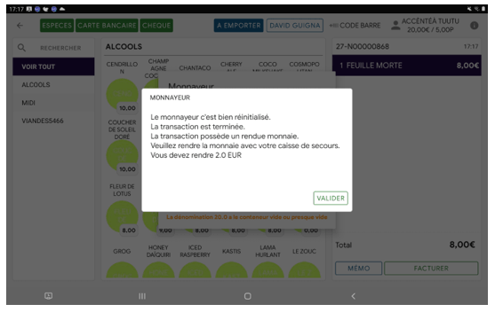 manque argent transaction monnayeur glory 04