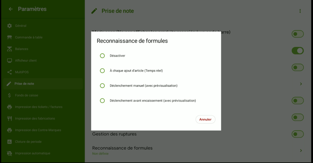 reconnaissance des formules 02